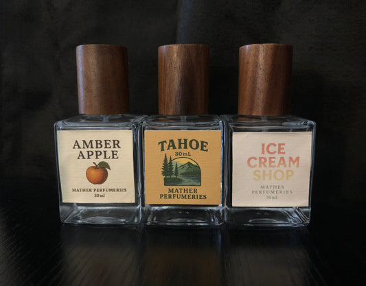 Cologne Bundle Of "Amber Apple", "Ice Cream Shop", & "Tahoe" 30mL